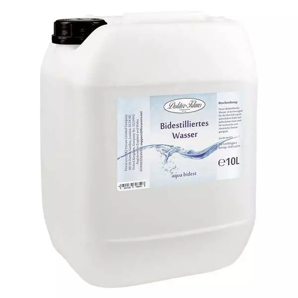 Bidestilliertes Wasser 10L Doktor-Klaus Bidestilliertes Wasser 10L Doktor-Klaus