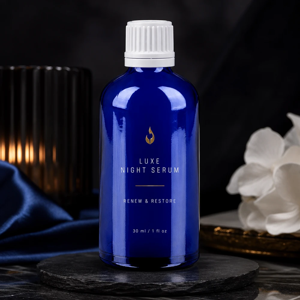 100ml Flasche 11mm Schraubverschluss weiß Originalitätsverschluss BlueLine UT18/100 Professionelle 100ml Glasflasche mit hitzebeständigem Material und weißem Verschluss