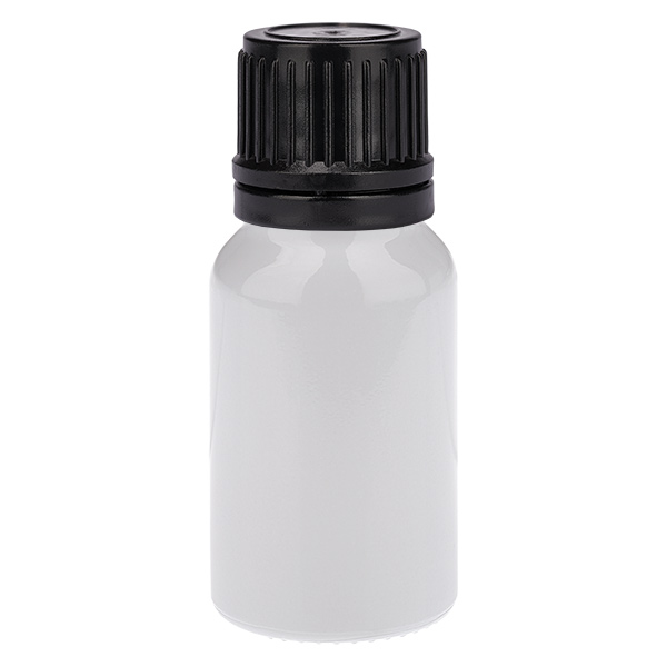 Flacone da 10 ml Tappo a vite da 11 mm nero Tappo di sicurezza WhiteLine UT18/10 Flacone da 10 ml Tappo a vite da 11 mm nero Tappo di sicurezza WhiteLine UT18/10