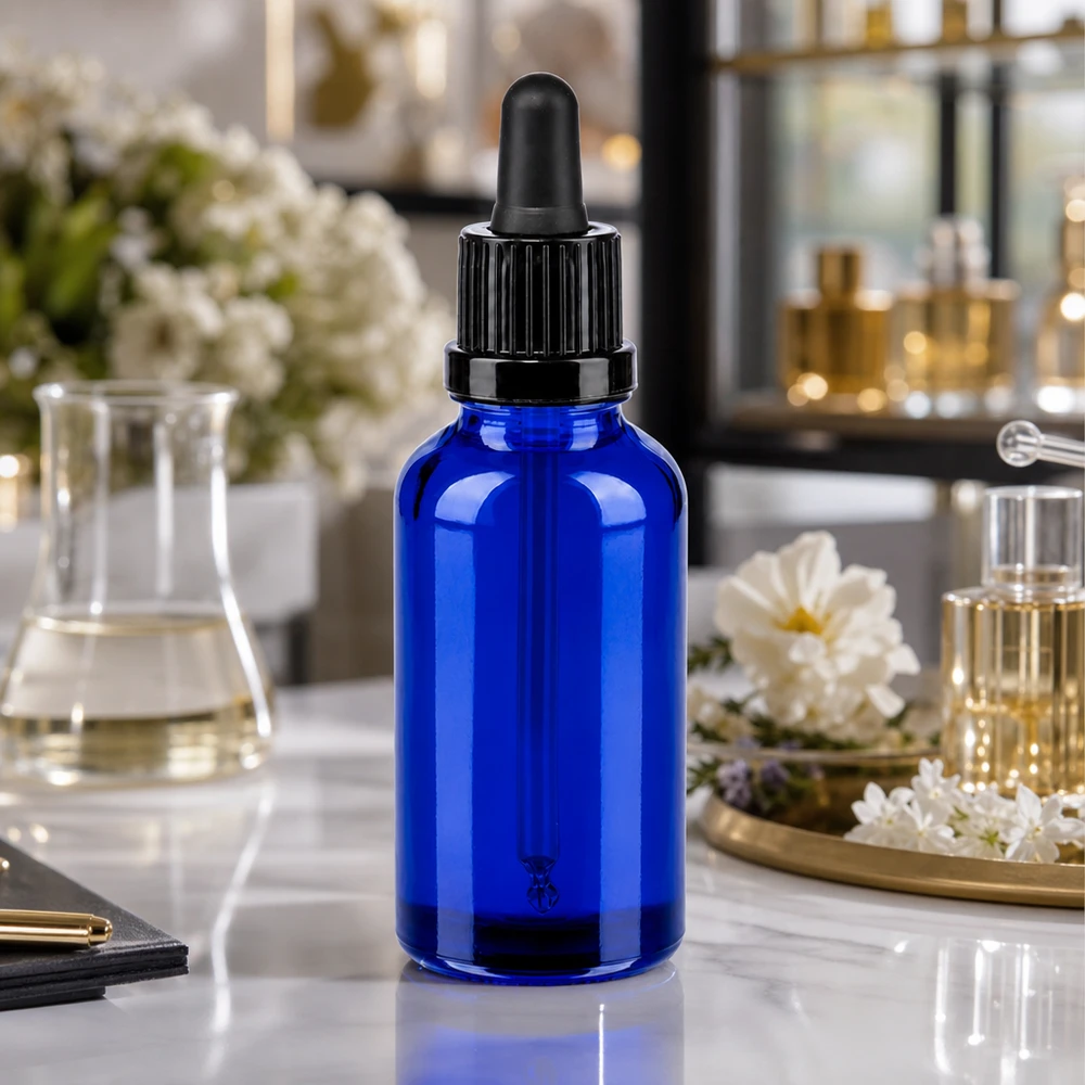 Piccolo flacone in vetro da 30 ml con pipetta contagocce ideale per cosmetici e sieri fai da te