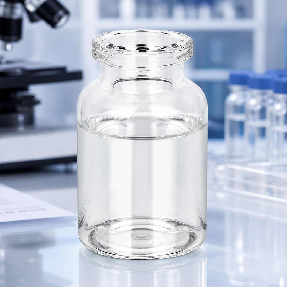 Injektionsflasche Klarglas 10ml Hochwertige Glasflasche 10ml für pharmazeutische Injektionslösungen mit optisch reinem Klarglas