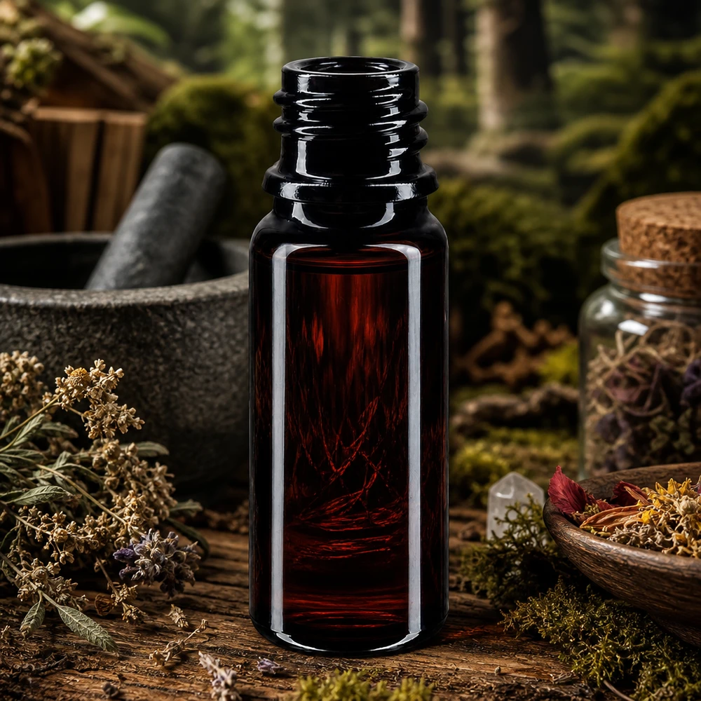 Violettglas Flasche 10ml DIN 18 (Mironglas) Violettglas Flasche 10ml mit DIN 18 Öffnung ideal für Pipetten und Tropfverschlüsse