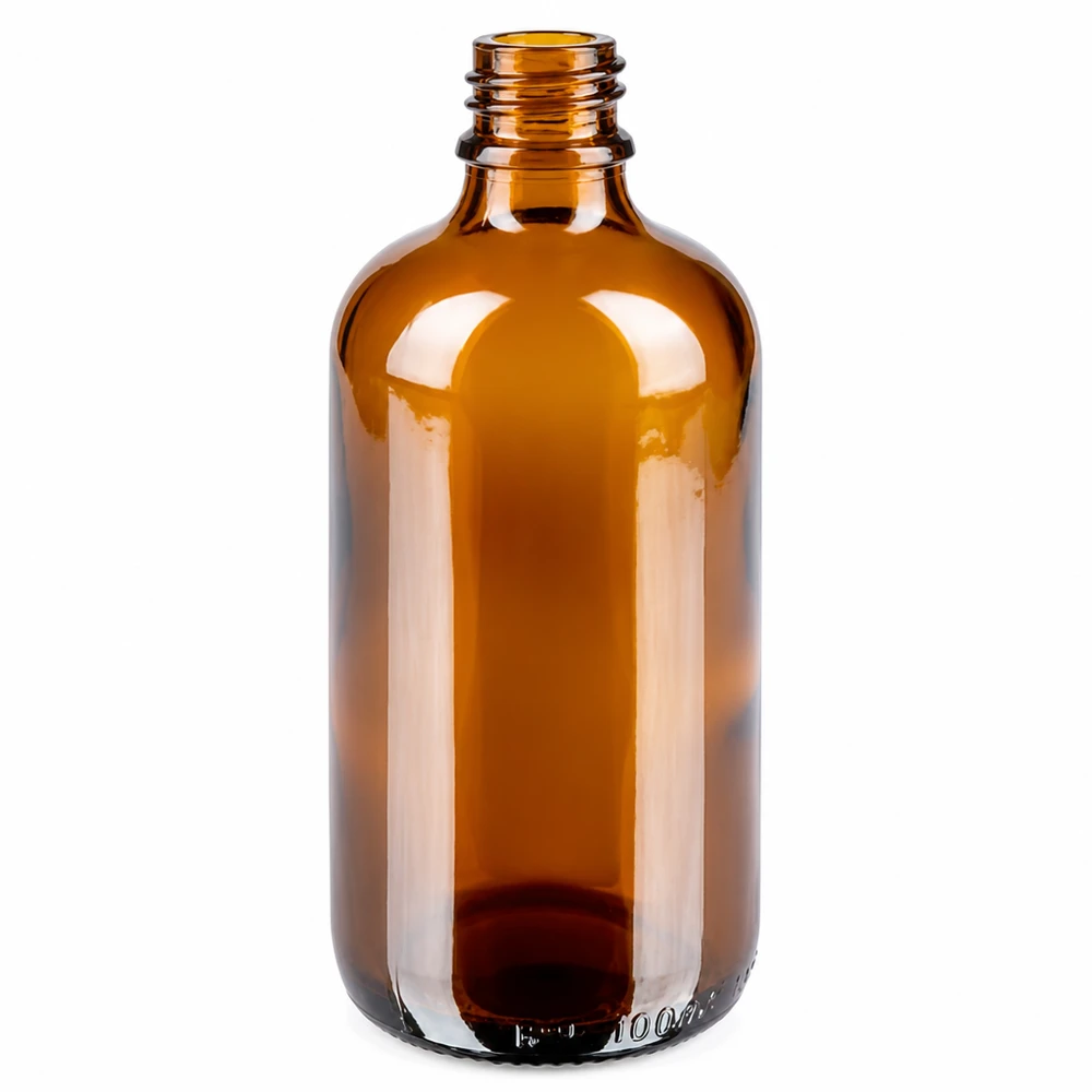 Bottiglia da 100ml 11mm SV blu STD BrownLine UT18/100 Bottiglia professionale da laboratorio da 100 ml in vetro ambrato con protezione UV e filettatura precisa