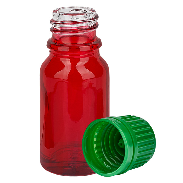 10ml Flasche 11mm Schraubverschluss grün Originalitätsverschluss RedLine UT18/10
