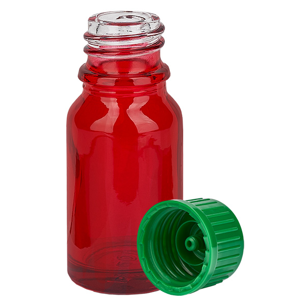 10ml Flasche 11mm Schraubverschluss grün Standard RedLine UT18/10
