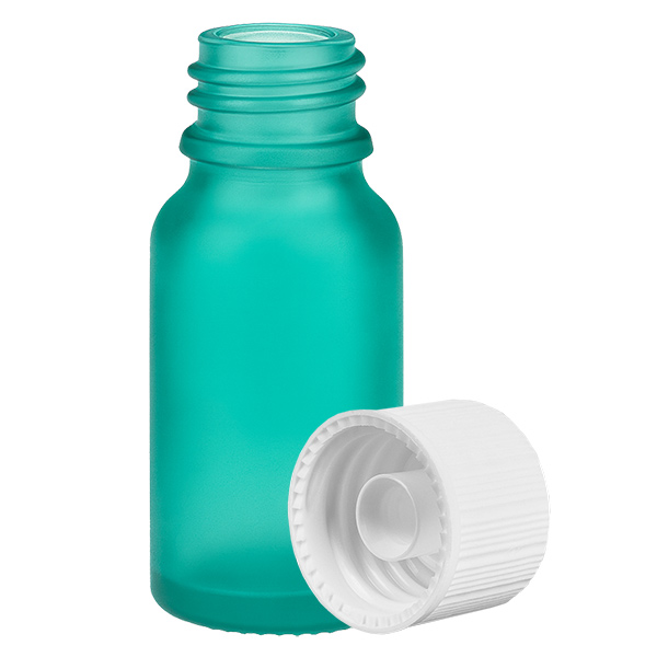 10ml Flasche 11mm Schraubverschluss weiß Standard GreenLine UT18/10