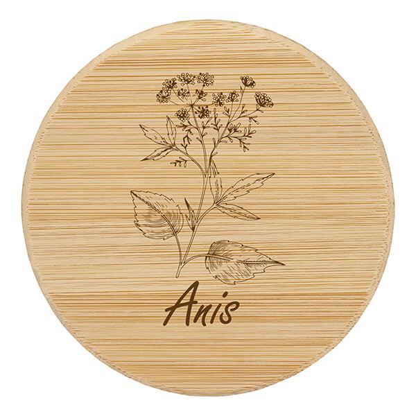 Holzdeckel "Anis" für WECK RR60