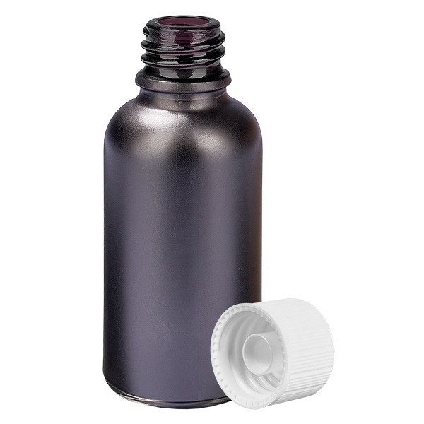 30ml Flasche 11mm Schraubverschluss weiß Standard BlackLine UT18/30