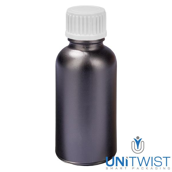 30ml Tropfflasche 0.9mm weiß Standardverschluss BlackLine UT18/30