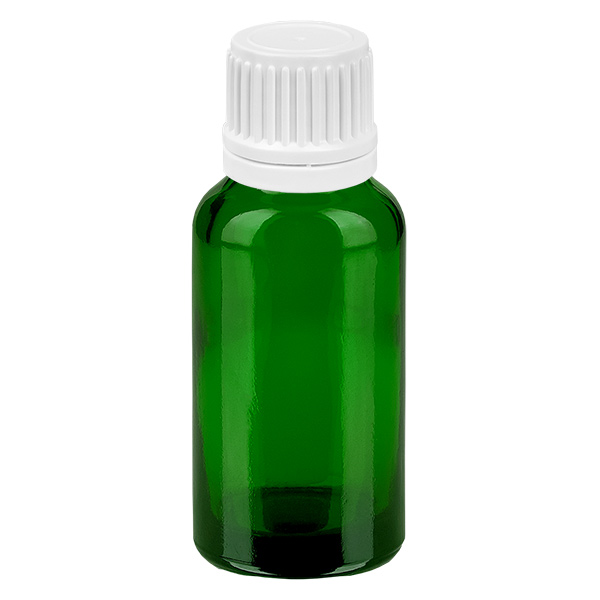 20ml Flasche 11mm Schraubverschluss weiß Originalitätsverschluss GreenLine UT18/20