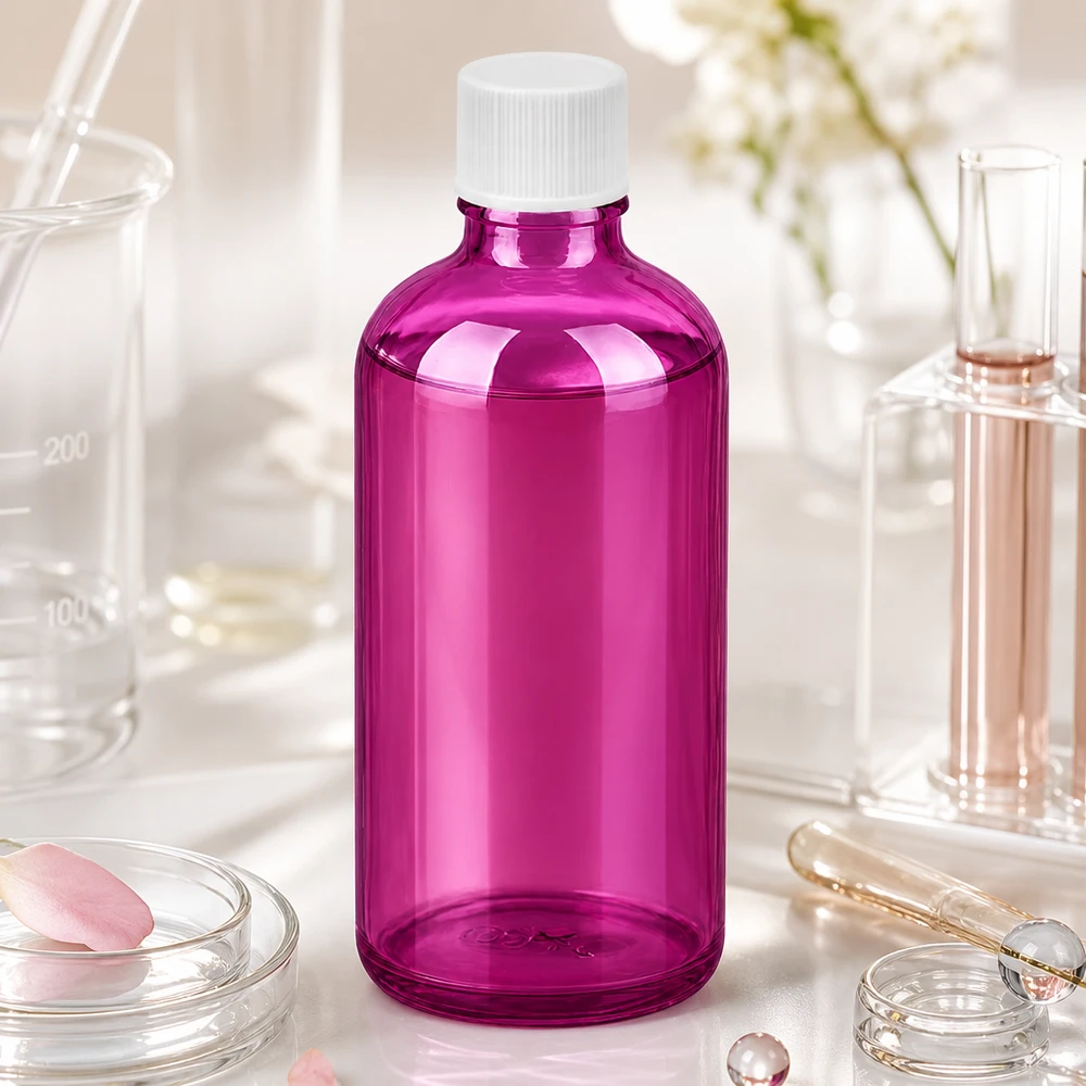 100ml Flasche 11mm Schraubverschluss weiss Standard PurpleLine UT18/100 100ml Purple Flasche mit 11mm SV Verschluss optimal für kleine Chargen und Testformulierungen