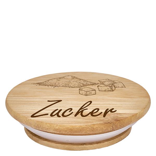 Holzdeckel "Zucker" für WECK RR100