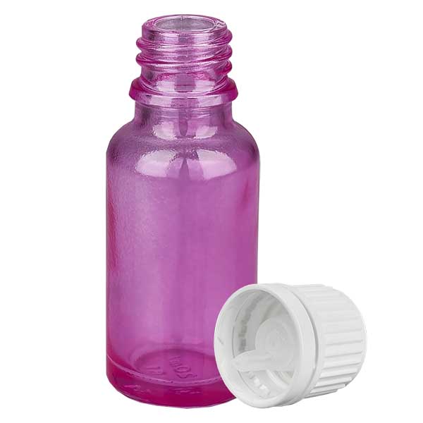 20ml Tropfflasche 0.7mm weiss Originalität Schraubverschlusserschluss  PurpleLine UT18/20