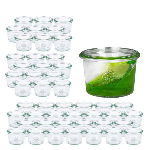 Set di 48 tumbler Weck da 80 ml Set di 48 tumbler Weck da 80 ml