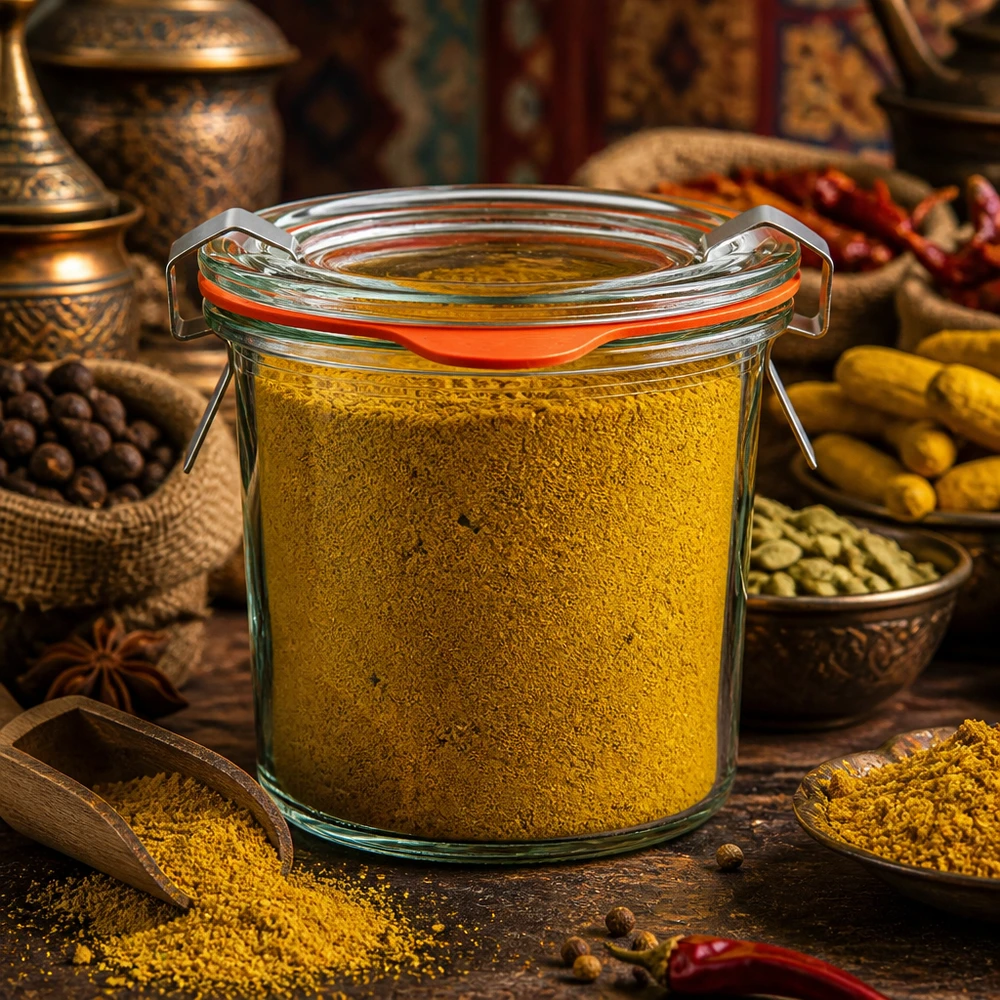 Idea barattolo per spezie: WECK mini mason jar 140ml Barattolo WECK da 140 ml come contenitore per spezie per il curry, tra cardamomo e peperoncini