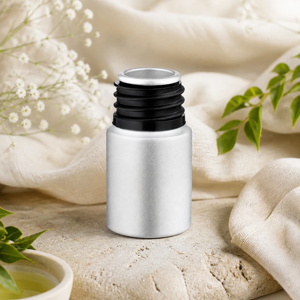 10ml gebeizte Aluflasche Handliche 10ml Aluminiumflasche mit ergonomischem Design perfekt für unterwegs und Reisen