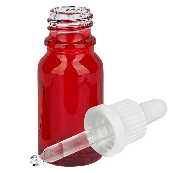 10ml Pipettenflasche weiß Originalitätsverschluss RedLine UT18/10