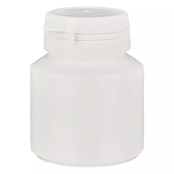 Kapselbox 30 ml weiß mit Jaycap Originalitätsverschluss weiß