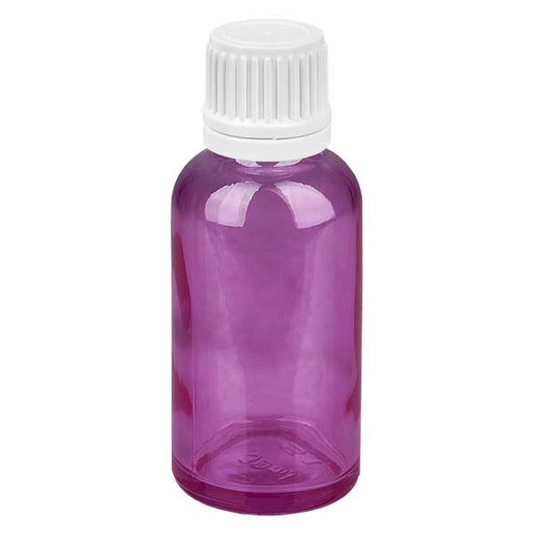 30ml Flasche 11mm Schraubverschluss weiss Originalität Schraubverschlusserschluss  PurpleLine UT18/30