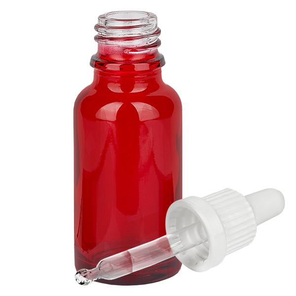 20ml Pipettenflasche weiß Originalitätsverschluss RedLine UT18/20