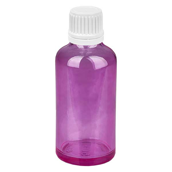 50ml Flasche 11mm Schraubverschluss weiss Originalität Schraubverschlusserschluss  PurpleLine UT18/50