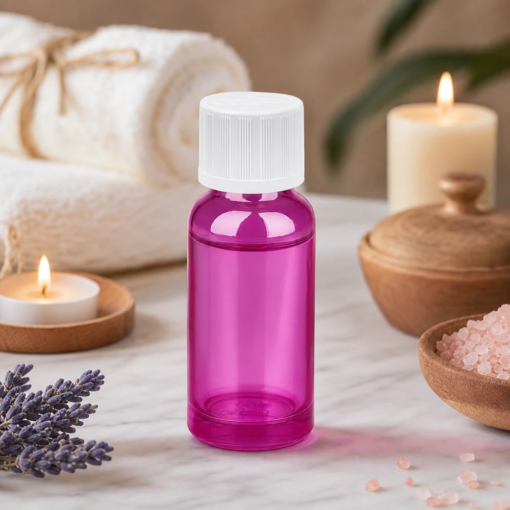 20ml Tropfflasche 1.2mm weiß Standard Kindersicher PurpleLine.UT18/20 Violette 20ml Glasflasche mit weißem Schraubdeckel für UV-geschützte Lagerung von Wirkstoffen