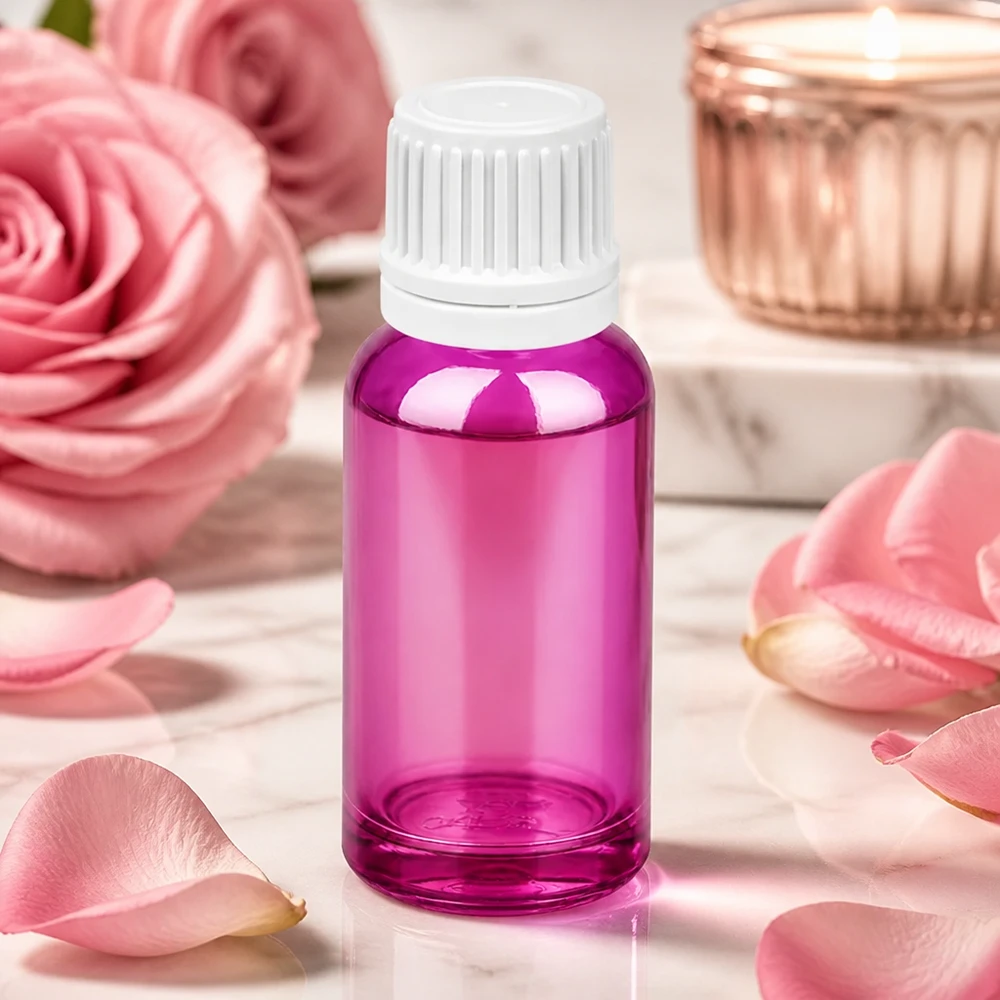 20ml Tropfflasche 0.7mm weiss Originalität Schraubverschlusserschluss PurpleLine UT18/20 Professionelle Tropfflasche 20ml OV UT18/20 mit weißem Verschluss für genaue Portionierung