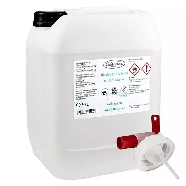 Recharge de désinfectant pour les mains 20L Doktor-Klaus