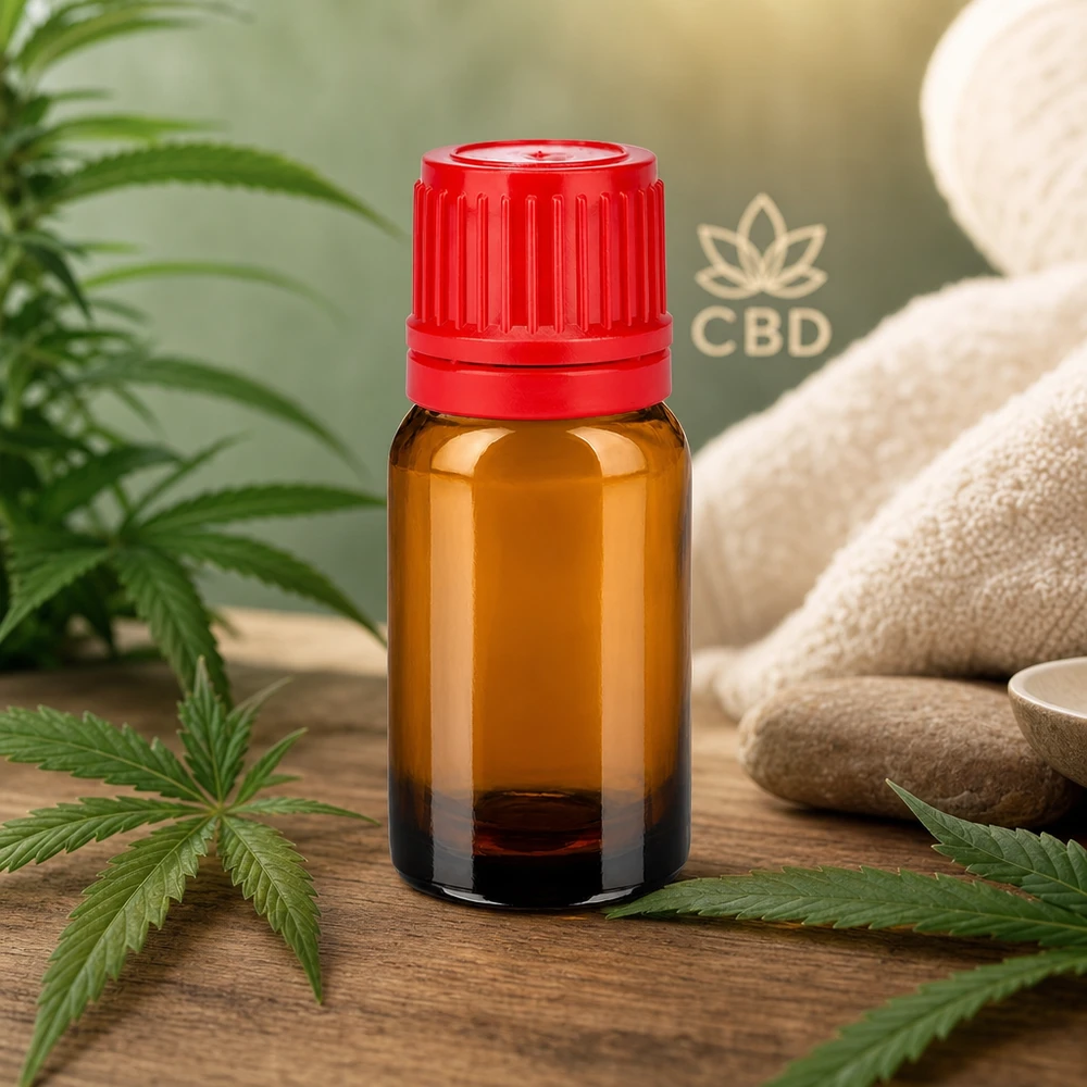Flacone in vetro da 10 ml, testato in laboratorio, con filettatura da 11 mm, ideale per cosmetici ed essenze naturali