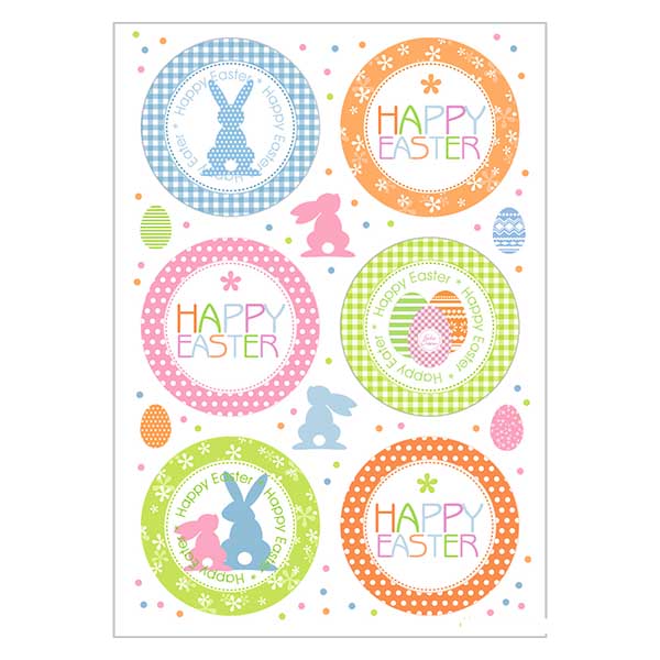Adesivi premium "Auguri di Pasqua" (12 adesivi) Adesivi premium "Auguri di Pasqua" (12 adesivi)