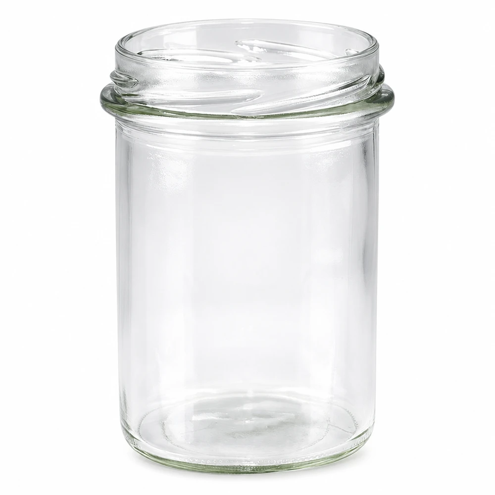 230ml Sturzglas ohne Deckel (TO66) UNiTWIST Leeres Sturzglas 230ml TO66 UNiTWIST transparent ohne Deckel für Marmelade und Einmachen