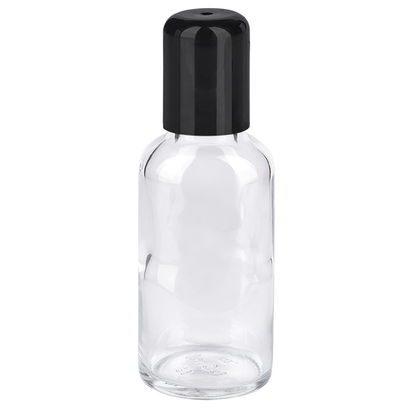 Flacone roll-on da 30 ml nero STD ClearLine UT18/30 Flacone roll-on da 30 ml nero STD ClearLine UT18/30