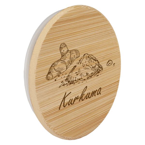 Holzdeckel "Kurkuma" für WECK RR60