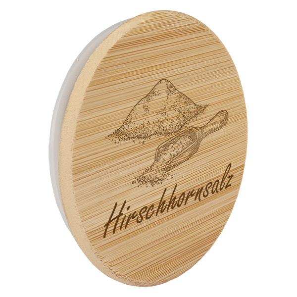 Holzdeckel "Hirschhornsalz" für WECK RR60