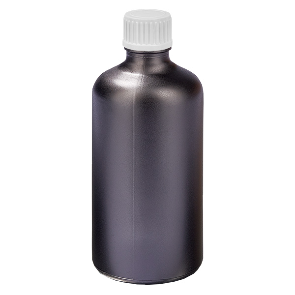 Flacone contagocce da 100 ml 0,9 mm bianco STD BlackLine UT18/100 Flacone contagocce da 100 ml 0,9 mm bianco STD BlackLine UT18/100