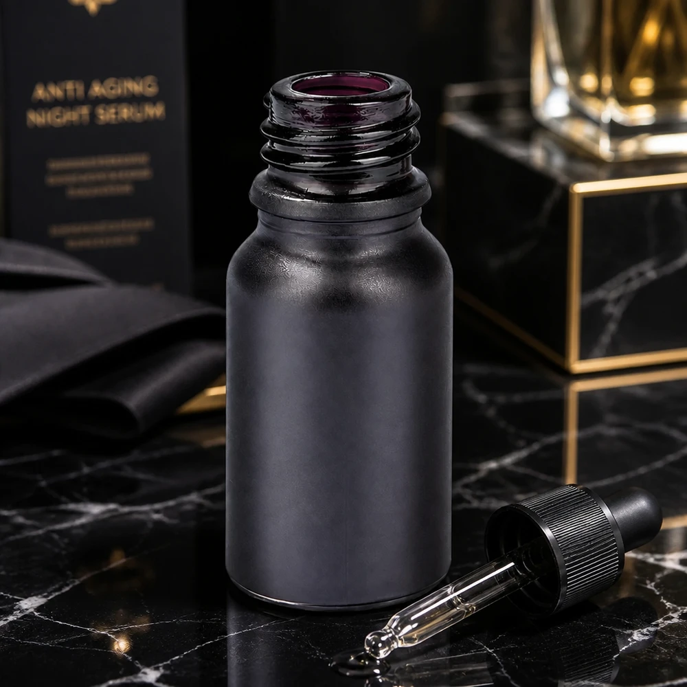 Flacone da 10 ml per farmacia BlackLine UT18/10 UNiTWIST Flacone da farmacia compatto da 10 ml BlackLine UT18/10, perfetto per i viaggi e gli spostamenti