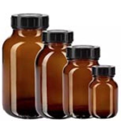 Braune Weithals Apothekengläser